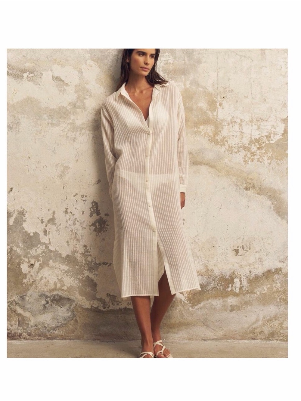 The Handloom shirt dress o/s